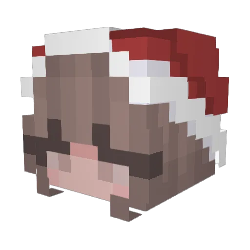 AsatruAppcia Minecraft avatar head, 3D render