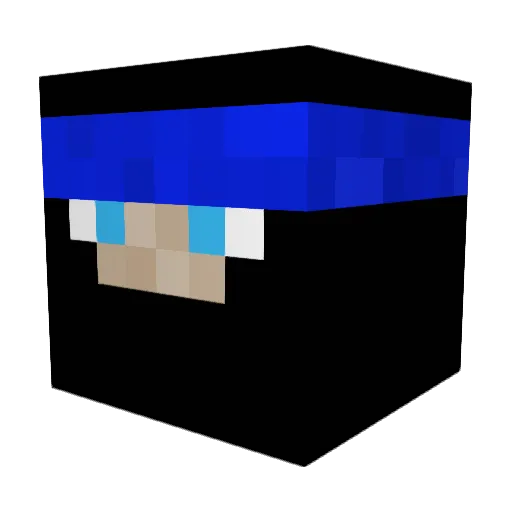 Ascapo Minecraft avatar head, 3D render