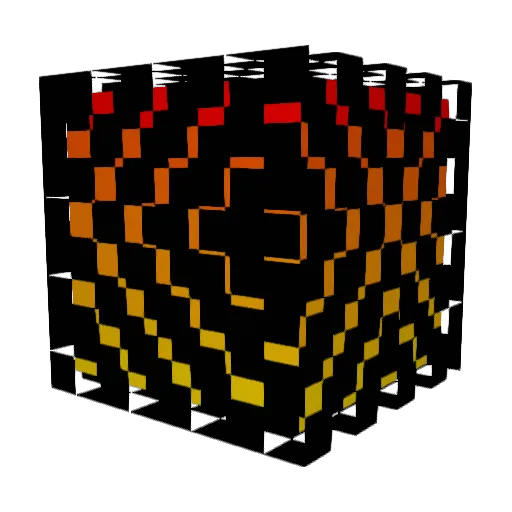 Ascendead Minecraft avatar head, 3D render