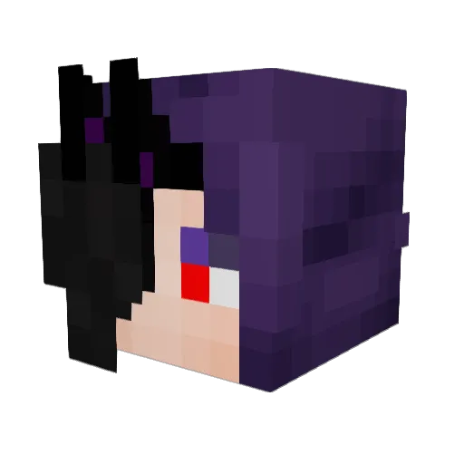 AscendingDragon Minecraft avatar head, 3D render