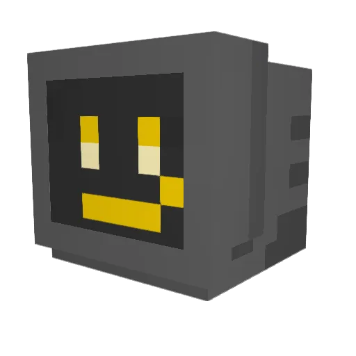Ascendyatta Minecraft avatar head, 3D render