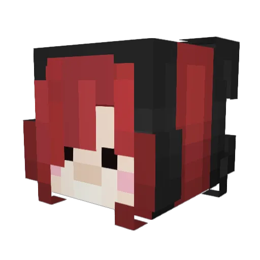 Ascension1 Minecraft avatar head, 3D render