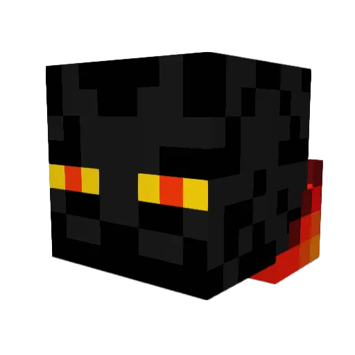 Ascension32_ Minecraft avatar head, 3D render