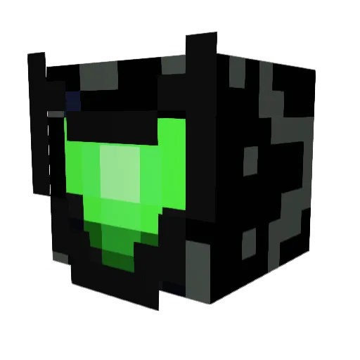 Ascf12345 Minecraft avatar head, 3D render