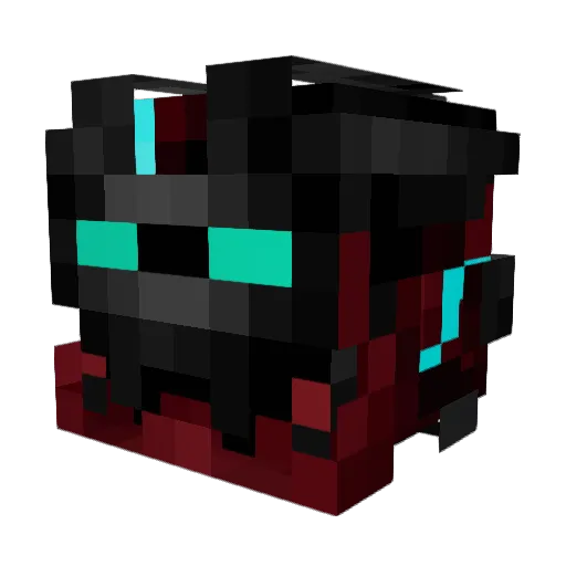 Ascheregen Minecraft avatar head, 3D render