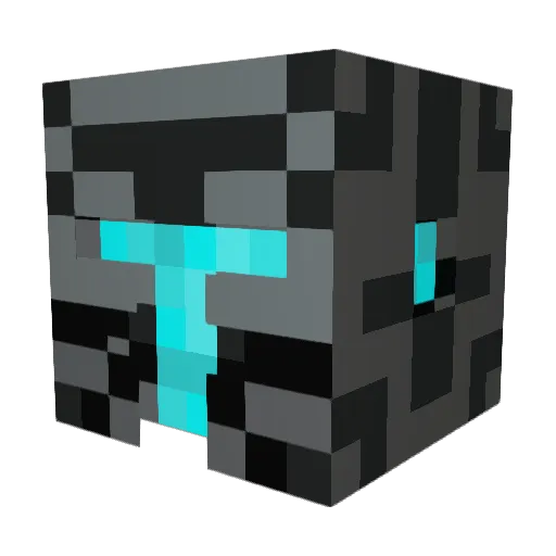 Aschich Minecraft avatar head, 3D render