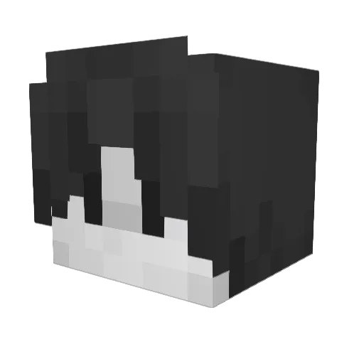Asdxzl Minecraft avatar head, 3D render