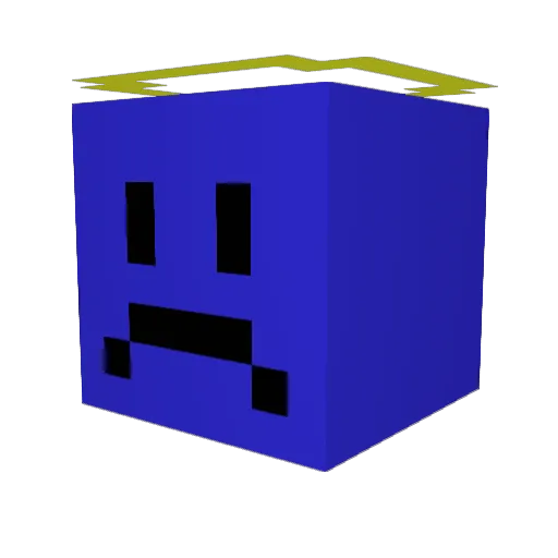 Asedex1 Minecraft avatar head, 3D render