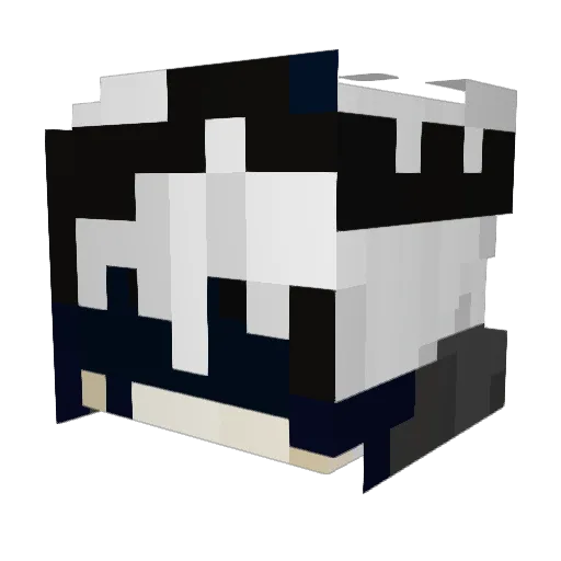 AsenDEV Minecraft avatar head, 3D render