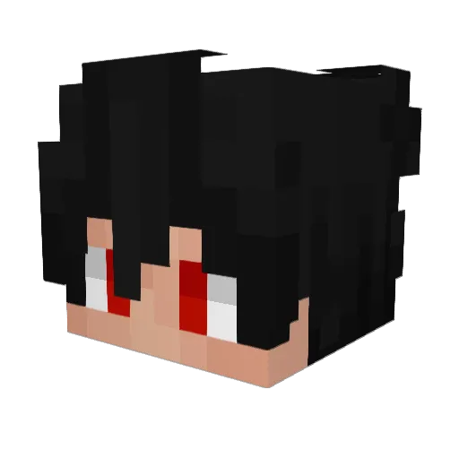 AsepStecu Minecraft avatar head, 3D render
