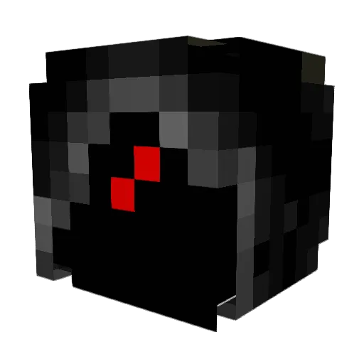 Aseryoo Minecraft avatar head, 3D render