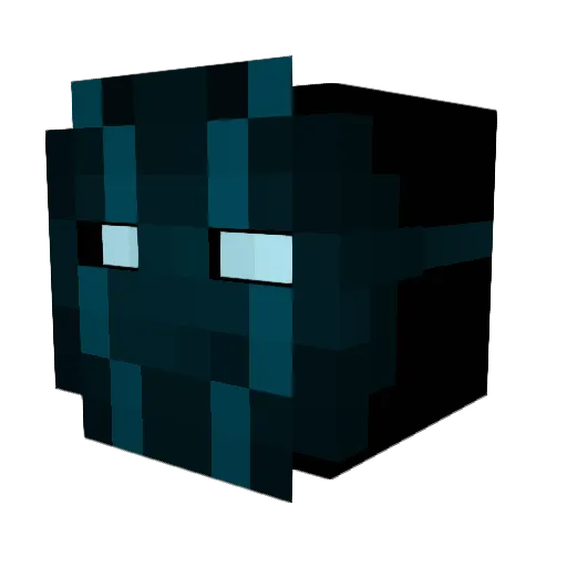Asgarioon Minecraft avatar head, 3D render