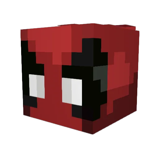 Ash1260 Minecraft avatar head, 3D render