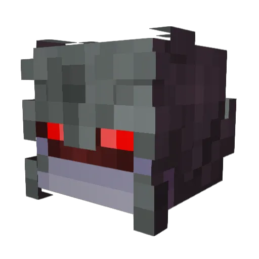 Ash721 Minecraft avatar head, 3D render