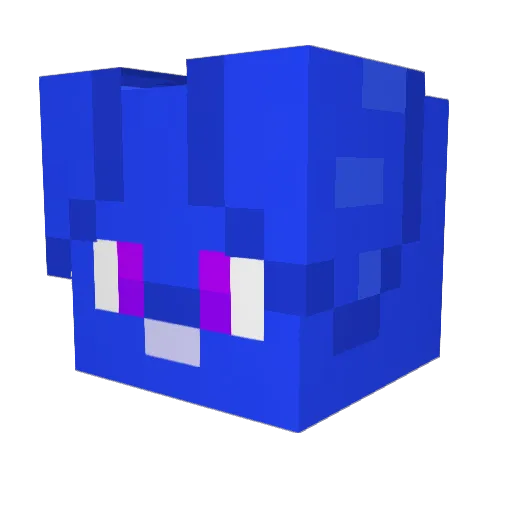 Ash735 Minecraft avatar head, 3D render
