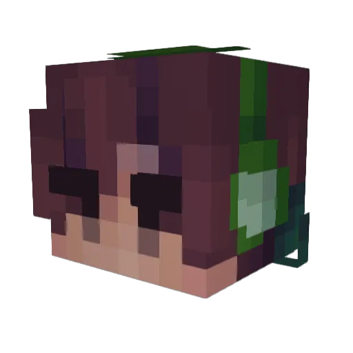 AshBeyondGaming Minecraft avatar head, 3D render