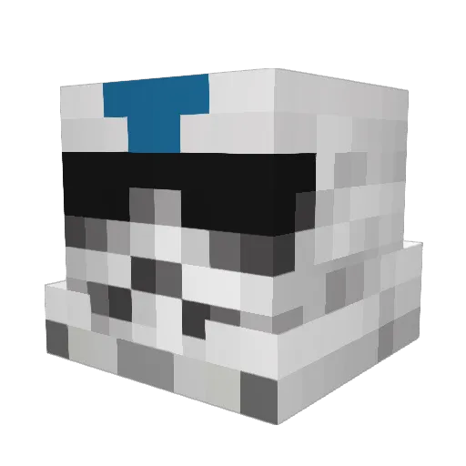 AshCat87 Minecraft avatar head, 3D render