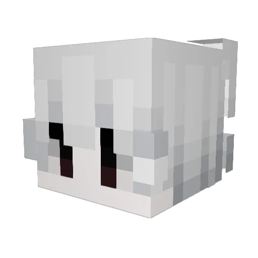 AshDani Minecraft avatar head, 3D render