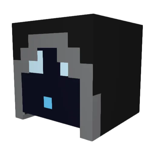 AshGlyph Minecraft avatar head, 3D render