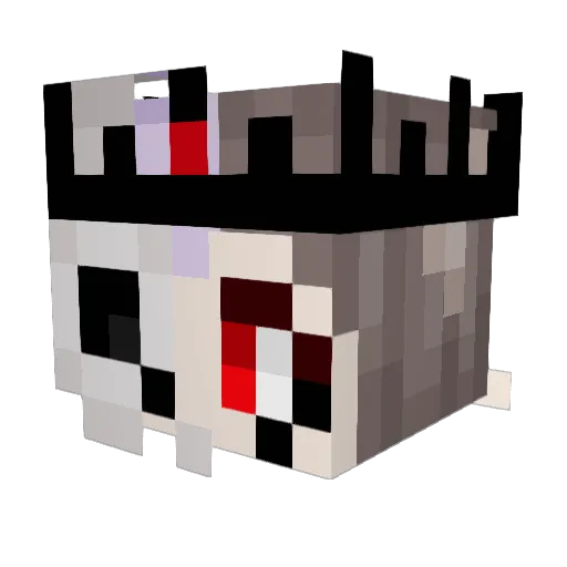 AshGoBrrr Minecraft avatar head, 3D render