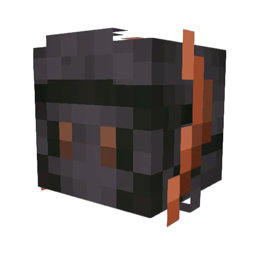 AshIsAce Minecraft avatar head, 3D render