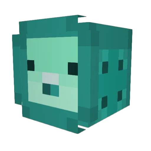 AshIsDrowning Minecraft avatar head, 3D render
