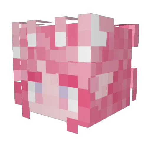AshMothy Minecraft avatar head, 3D render