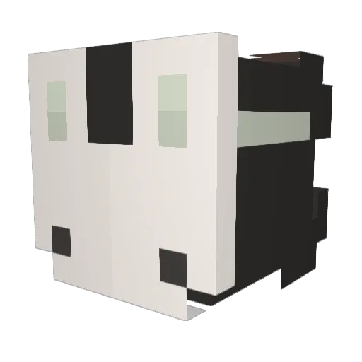 AshNat Minecraft avatar head, 3D render