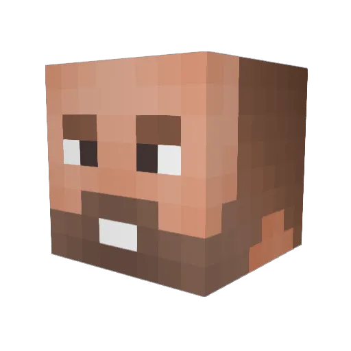AshRipley Minecraft avatar head, 3D render