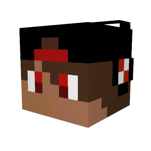 AshTheBaller Minecraft avatar head, 3D render