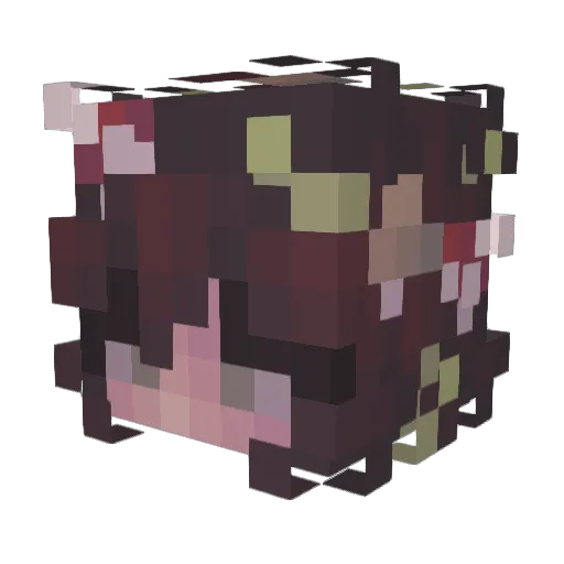 AshTheHuman Minecraft avatar head, 3D render