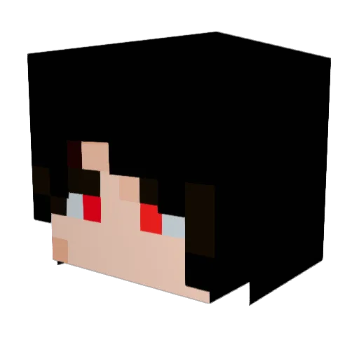 AshTheOutlaw Minecraft avatar head, 3D render