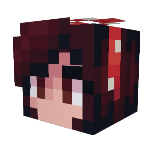 AshWilt Minecraft avatar head, 3D render