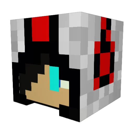 Ash_1203 Minecraft avatar head, 3D render