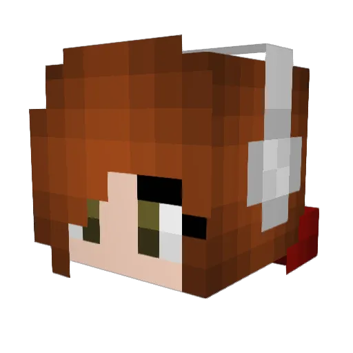 Ash_Ketchupp Minecraft avatar head, 3D render