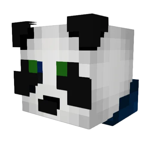 Ash_LeH Minecraft avatar head, 3D render