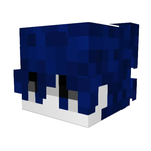Ash_OoF Minecraft avatar head, 3D render