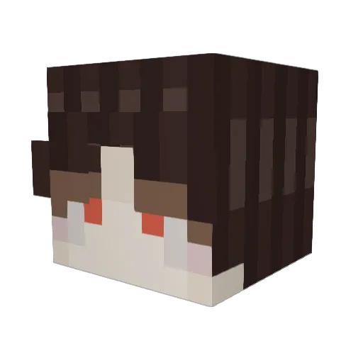 Ash__6969 Minecraft avatar head, 3D render