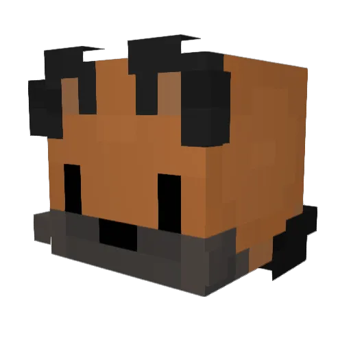 Ash_thefoxx Minecraft avatar head, 3D render