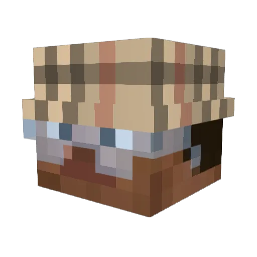 Ashal1337 Minecraft avatar head, 3D render