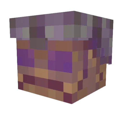 AshenGolem Minecraft avatar head, 3D render