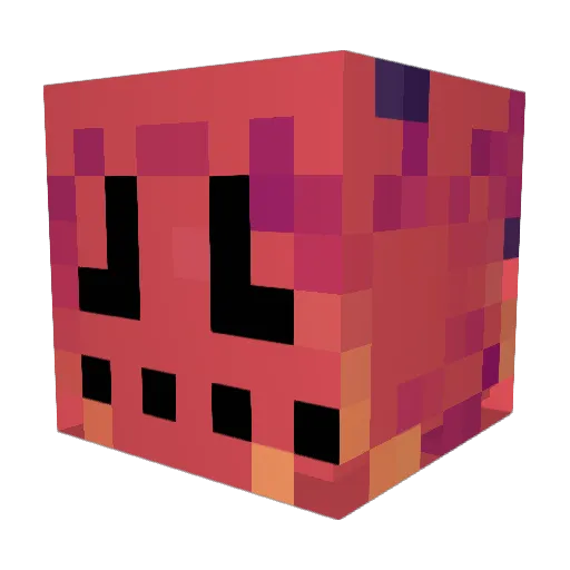 AshenNewt Minecraft avatar head, 3D render