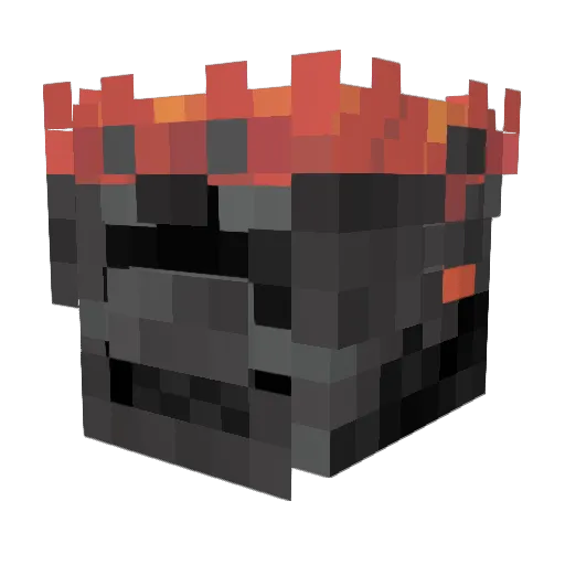 AshenOne44 Minecraft avatar head, 3D render