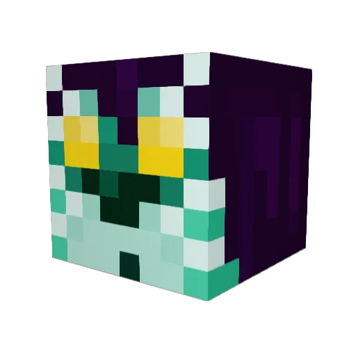 Ashen_Roses Minecraft avatar head, 3D render