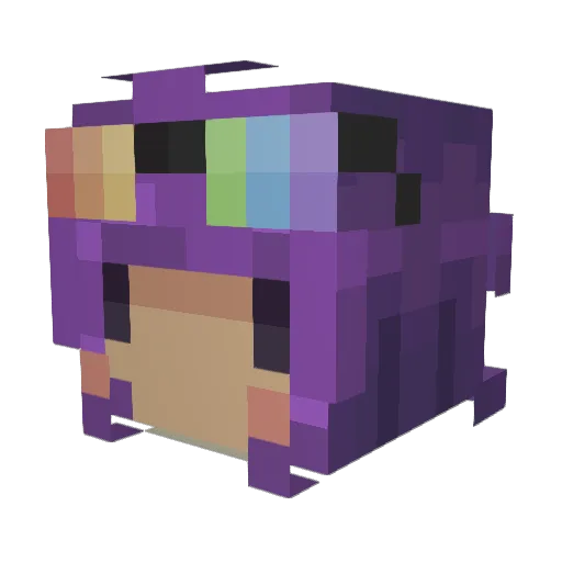 Asher04 Minecraft avatar head, 3D render