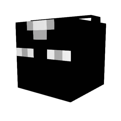 Asher63 Minecraft avatar head, 3D render