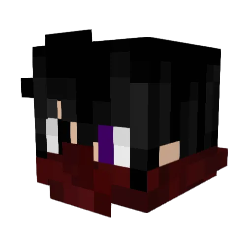 AsherK71 Minecraft avatar head, 3D render
