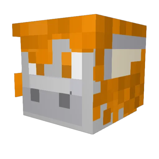 AshesLitea Minecraft avatar head, 3D render