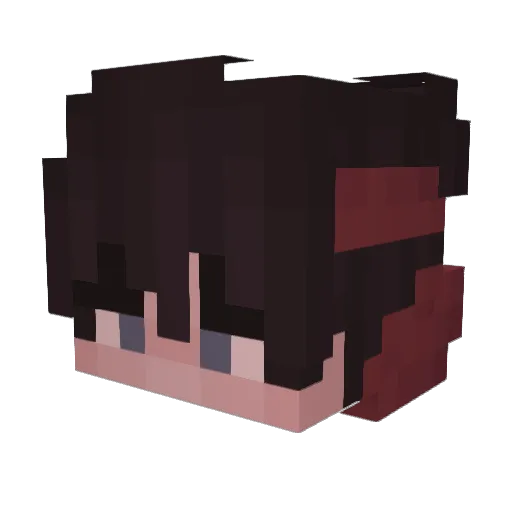 AshesOfEden Minecraft avatar head, 3D render