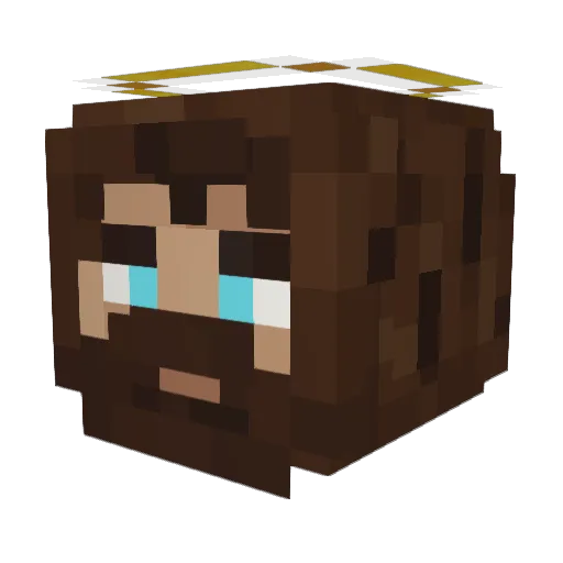 Ashesspiritious Minecraft avatar head, 3D render